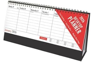PSO PaulStore 2026 Week To View Stand Up Desk Home Office Top Calendar Planner