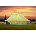 Produktbild Cassisy 3x2m Vinyl Zirkus Fotohintergrund Draußen Bunte Streifen Zirkuszelte Grasfelder Sonnenuntergang Fotoleinwand Hintergrund für Fotoshoot Fotostudio Requisiten Party Baby Kinder Photo Booth