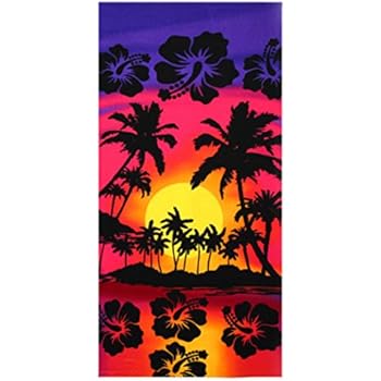 Sfit Badetuch Microfaser 70x150cm, Handtuch Motiv Delphin Ozean