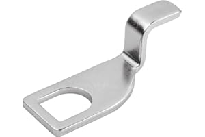 Nivofu 1 Stück Heckklappen Aufsteller, Edelstahl Auto Heckklappenhalterung Halterung, Auto Frischluftschloss Haken Halterung, Edelstahl Heckklappen-Abstandshalter für VW T5 Silber, Free Size