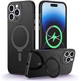 Zebana Apple iPhone 14 Pro Max ile Uyumlu Kılıf Zebana First Class Standlı Silikon Kılıf Kablosuz Şarj Destekli Siyah