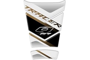 AZGRAPHISHOP 3D RESIN TANK BUMPER COMPATIBLE WITH YAMAHA Tracer 9 GT 2023 FM-1049 (Pure White)