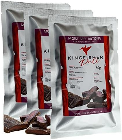 Biltong - Soft and moist RUMP (3 x 80g packets) (Beef Jerky)