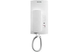 ELCOM (UK) LTD ELCO Home Phone HAT-402, weiß, Festnetz, Kunststoff, Einzeltastatur, digitales Anrufbeantworter, 1-teilig, 11 x 37 x 21 cm, 0,55 kg