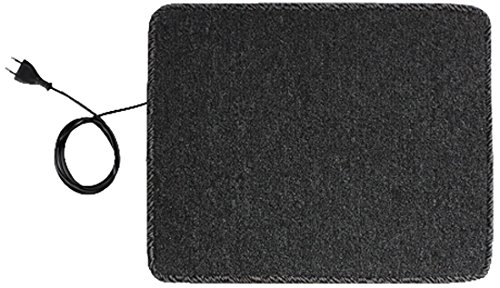 INROT Heiz Systeme Infrarot Teppichheizung mit 20 Watt Leistung, 40 x 50 cm, inklusive Steckdosenschalter, 70024