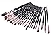 Ama-ZODE New Makeup 20pcs Brushes Set Soft Powder Foundation Eyeshadow Eyeliner Lip Brush (Coffee)