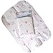 White & Pink Large Portable Everyday Baby Changing Mat