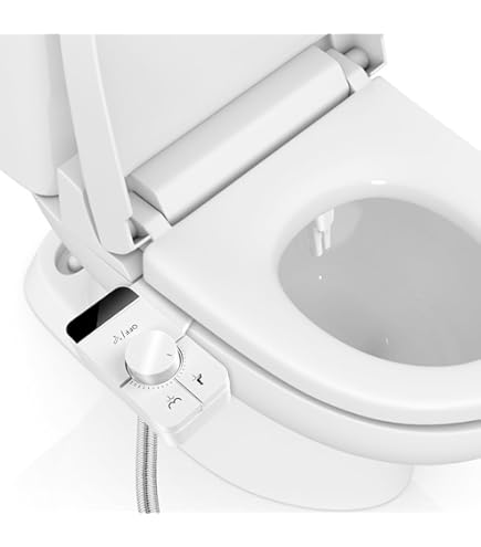 BisBro Taharet 2077 Toilette De Douche Pour Un Soin Intime Optimal | Douche Intime | Convient Pour Les Gauchers | Installer Le Bidet Sous Le Couvercle Des Toilettes | Sans électricité | Taharet - View #2