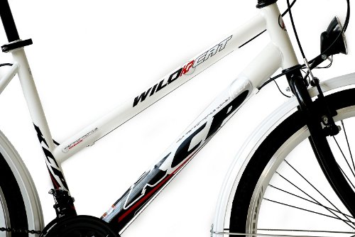 26″ KCP CITYBIKE TREKKINGRAD DAMENFAHRRAD WILD CAT schwarz weiss – 66 cm (26 Zoll) - 2