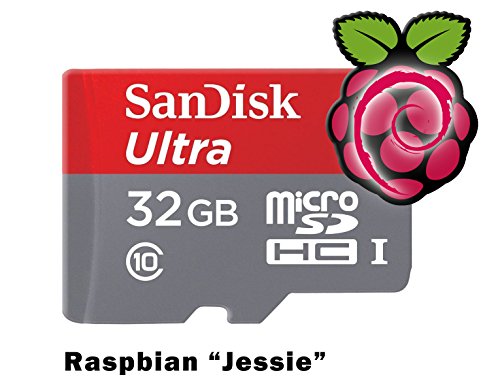 SanDisk Ultra 32Gb microSD vorinstalliert mit Raspbian für Raspberry Pi
