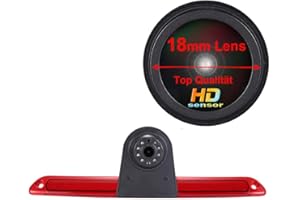 BERLINGAN 18mm Telecamera freno posteriore per auto Third Roof con freno posteriore Telecamera per retromarcia perTelecamera Van Roof Mercedes Benz Sprinter W906/VW Caravelle 2007-2015 (Nuovo oggetto)