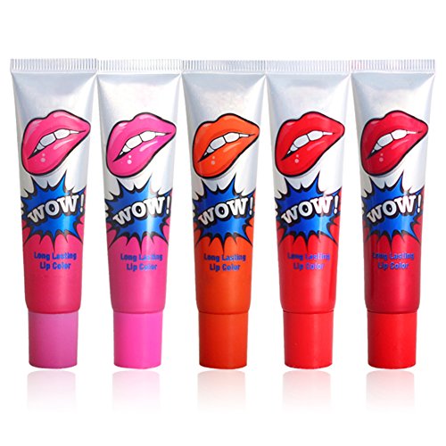 Blue Vessel 6pcs Tattoo Magic Color Peel Off Mask Tint eine dauerhafte Wasserlippenglanz -Lippenstift - 2