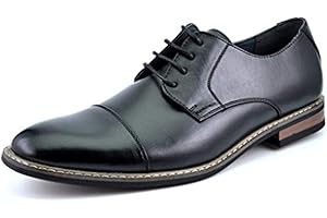 DREAM PAIRS Bruno Marc Mens Oxfords Shoes Men's Lace-ups Formal Dress Shoes for Men in Smart Cacual Shoes for Walking