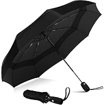 Black Cat Moon Travel Umbrella - UPF 50+ UV Protection & Windproof Auto Open/Close