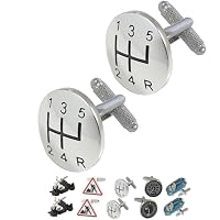 Spielkarten Manschettenknöpfe Aus 925 Sterling Silber – Vier Asse Poker-Design Für Herren
