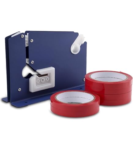 6 Rotoli Di 3/8" 180 YD Produrre Poly Borsa Sigillante Colore Nastri - Foto 4