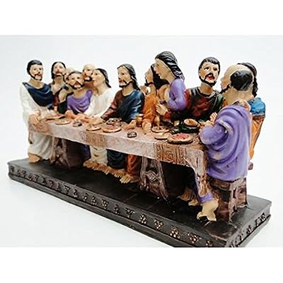 Générique Figurine LA CENE icone religieux ‎la Sainte-Cène dernier repas de Jesus L'Ultima Cena