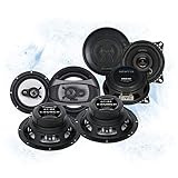 Frontsystem (Armaturenbrett) Crunch DSX42, 10cm 2 Wege Coax-System, Nenn-/Musikbelastbarkeit: 60/120 Watt, Impedanz 4 Ohm