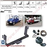 anhängerkupplung mercedes c klasse t modell nachrüsten Stußstangedemontage: NEIN AHK Anhängerkupplung mit Elektrosatz 13 polig für Mercedes Sprinter W901-905 / VW 28-46 1995-2006 Fahrgestell/Pritsche Anhängevorrichtung Hängevorrichtung - starr, mit angeschraubtem Kugelkopf