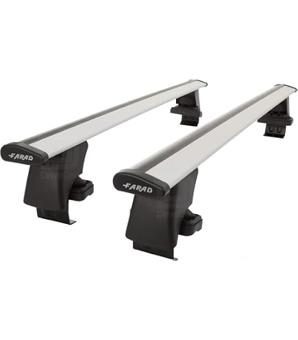 Barre portatutto Aerodynamic Black in alluminio della Farad con kit compatibile con ALFA TONALE 5 porte dal 2022 in poi senza corrimano (senza railing