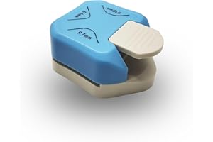 VSREI Corner Punch 3 in 1 with 3 Sizes 4/7/10mm - Stainless Steel Corner Punch for Crafting Scrapbook and Card Making