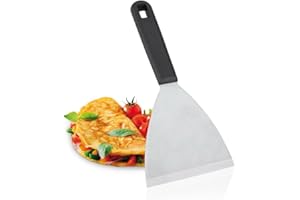 Metaltex Plancha Szpatułka, Stal Nierdzewna, Srebrny, 1.7 x 9.4 x 28.5 cm