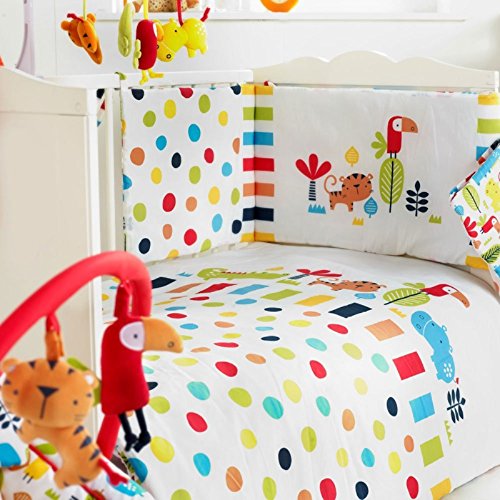 Preisvergleich Produktbild Red Kite Weiches Kinderbettwäsche-Set, 4-teilig, Safari