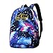 Produktbild Galaxy bedruckte Schultertasche Oak Island Treasure Hunters - Explorer TV Fashion Casual Star Sky Rucksack für Jungen und Mädchen