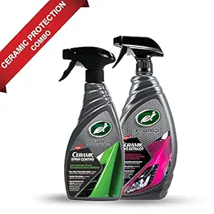 Turtle Wax Hybrid Series Combo - Hybrid Series Ceramic Spray Coating + Hybrid Series 3 in 1 Detailer Spray
