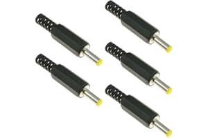 Switch Electronics Lot de 5 connecteurs jack mâles 1,7 mm x 4,8 mm CC pour ordinateur portable et netbook HP Compaq