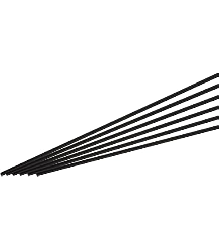 Produktbild von QUARKZMAN Kohlefaserstab – 2 Mm X 300 Mm, 5 Stück – Für RC Flugzeug, Quadcopter, Drachenbau & Modellbau – Hochfest & Leicht