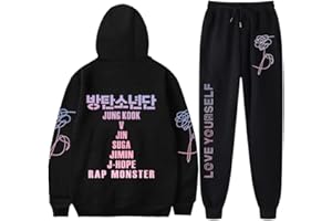 Dolpind BTS Hoodie Love Yourself Suga Jimin Jung Kook V Rap Jin Mitbers Signature Sweater Merchandise