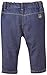 Jean Bourget Baby Girls 0-24m PANTALON DENIM Polka Dot Jeans, Blue (Denim), 3-6 Months (Manufacturer size: 6 Months)