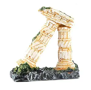 Emily Pets Aquarium Broken Pillar Decorative Ornaments for Fish Tank/Aquarium