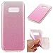 Produktbild Lonchee Samsung Galaxy S8 Hülle,Blitzpulver Weich TPU Handy Hülle Durchsichtig Transparent Etui Cover Case PRosaective Shell Soft Schutzhülle Telefon Kasten für Samsung Galaxy S8 – Rosa