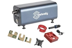 Creatorally Asistencia Aire, 18L/Min Air Assist Laser con Control de Velocidad para Máquina Cortadora de Grabado, Alta Vida Útil y Durabilidad, Compatible con S9/S10/A5 PRO/A10 PRO/TTS-55 Pro