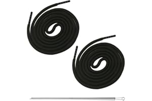 Azlanway Lot de 2 cordons de serrage pour pantalon de jogging, 160 cm, avec extrémités en métal et aiguille à enfiler, convient pour pantalons de jogging, pantalons, sweat-shirts, vestes et sacs à