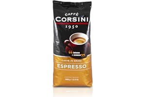 CAFFÈ CORSINI 1950 Caffè Corsini Espresso, 1kg. Sélection de grains de café pour un mélange au goût intense et crémeux