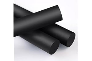 COYOUCO Nylon Rod,Plastic Rod,PA6 Nylon Rod,Round Rod Tough Rod Solid,Length 0.5M,Diameter 35Mm,2Pcs