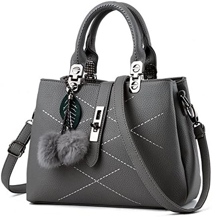 Female handbag new fall and winter shoulder bag across Europe and the United States casual bag (light gray)