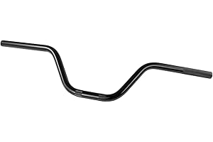 A-PRO Aluminium Lenker Motorrad universal Naked hoch Falten 22mm Schwarz