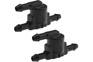 YGCQFH 2Pcs Windscreen Washer Wiper Nozzle Check Valve 8532128020, 3 Way Car Windscreen Washer Valve Replacement for Toyota Camry, Corolla, 4Runner, Highlander, Land Cruiser, RAV4