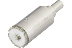 wolfcraft Sega a tazza diamantata Ceramic con punta di centraggio e codolo, 5924000, installazione di sanitari