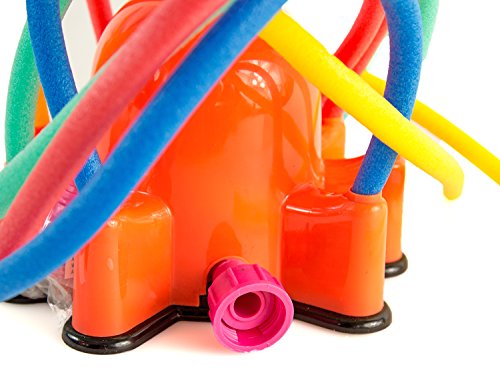 Krake Oktopus mehrfarbig Wasser-Sprinkler Wasser-Spielzeug Garten-Sprenger Rasen-Sprenger Garten-Schlauch Wasser-Schlauch Kinder-Spielzeug Pool-Kanone Planschbecken-Pistole Bewässerungsschlauch - 2