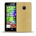 Produktbild Microsoft Lumia 532 TPU Gummi Hülle Gold, Metall Optik Brush Design, Schutzcover Bumper, Handyhülle aus Silikon Lumia 532 Cover Rückschale Gold, Microsoft Lumia 532 (4,0 Zoll (10,2 cm)