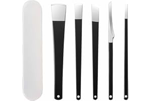 AUSWALAR 5 PCS Pedicure Shavers Set，Professional Foot File Dead Hard Skin Feet Heel Cuticle Callus Shaver Foot for Beauty Salon