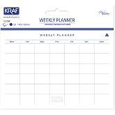 KRAF Yapışkanlı Not Kağıdı Weekly Planner - Haftalık Plan 140x100 30 YP 8680454936487