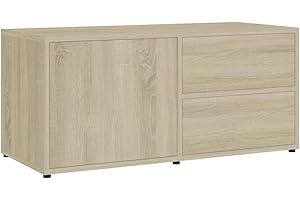 vidaXL Mobile TV Rovere Sonoma 80 x 34 x 36 cm Legno di ingegneria