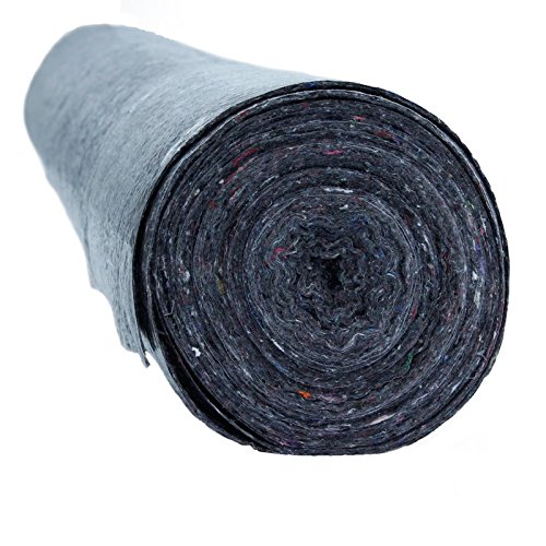 ECD Germany Malervlies 25m² 180 g/m² mit PE-Folie Abdeckvlies Renoviervlies Schutzvlies Malerabdeckvlies Malerarbeit Maler Vlies Antirutsch als Rolle - 5