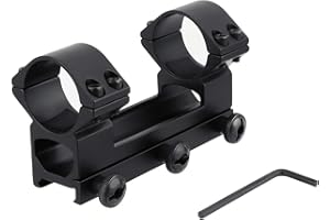 ToopMount Anillos de Montaje de Perfil Alto Anillos de Montaje Doble de 30 mm Adaptador de Anillos de Montaje de 20 mm Weaver/Picatinny Rail Mount